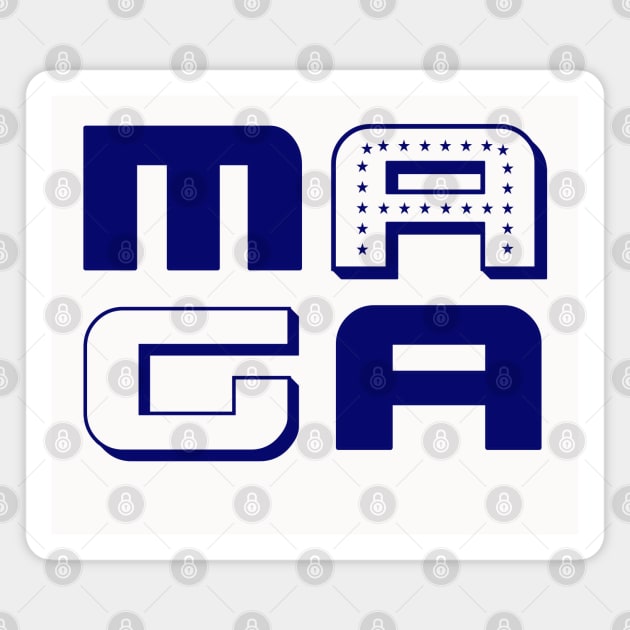 MAGA in Blue Magnet by Coron na na 